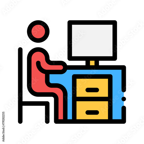 office worker icon