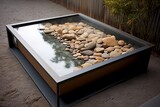 Minimalist Zen Rock Garden Viewing Platform: Elevated Simplicity Inspiring Inspirations