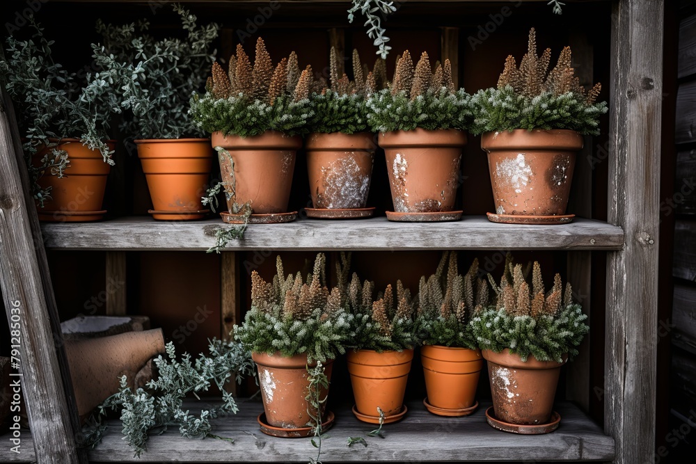 Frost-Resistant Terracotta Pots & Evergreen Plants: Rustic Mountaineer's Ski Lodge Ideas Frost-Resistant Terracotta Pots & Evergreen Plants: Rustic Mountaineer's Ski Lodge Ideas