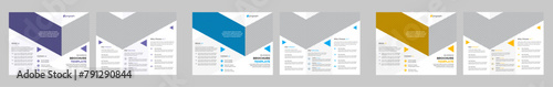 Tri_fold Brochure Design Muiltiple Color 5