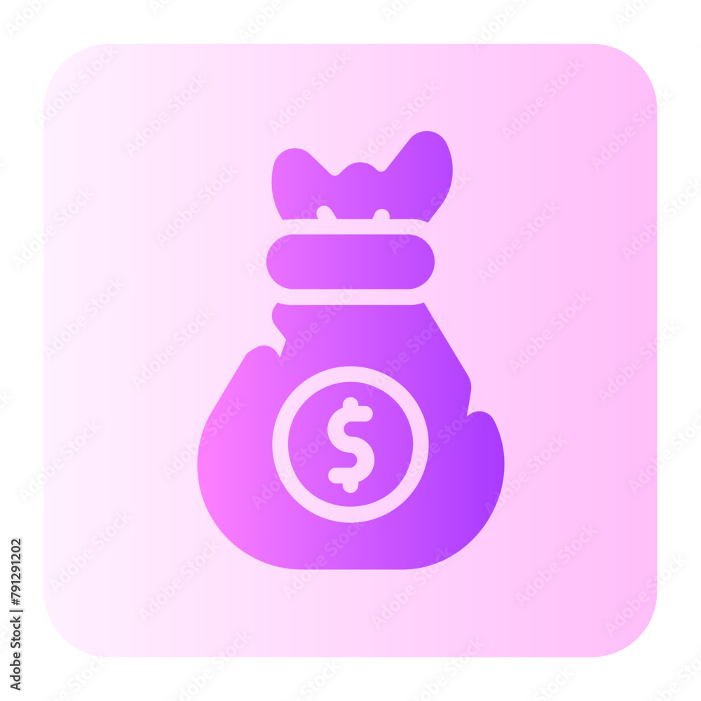 bankruptcy gradient icon bankruptcy gradient icon