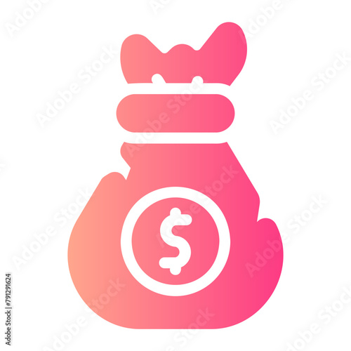 bankruptcy gradient icon