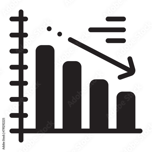 graph glyph icon