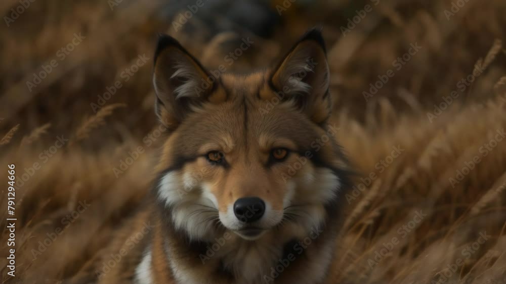 wolf in the wild, loop video wolf in the wild, loop video