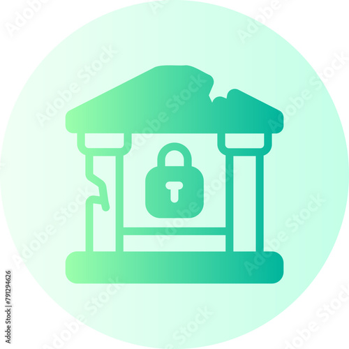 bank gradient icon