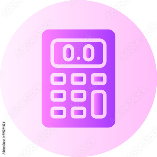 calculator gradient icon