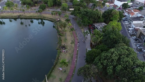 Aerial view of Sólon de Lucena Park - João Pessoa, Paraíba, Brazil photo