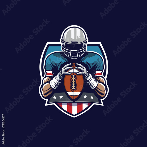 american football vector illustration