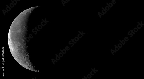 Phases of the moon wallpaper, half Moon background 