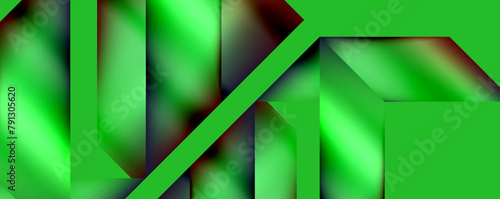 Vivid colors like magenta and electric blue create a striking geometric pattern on a green background, resembling a terrestrial plant seen through a macro photography lens