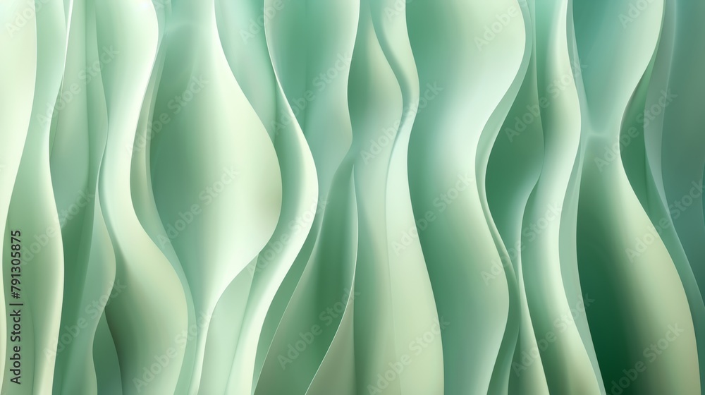 Sophisticated abstract design in mint shades, featuring a vertical gradient that evokes tranquility and modernity, perfect for premium branding Sophisticated abstract design in mint shades, featuring a vertical gradient that evokes tranquility and modernity, perfect for premium branding