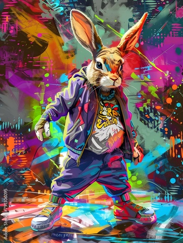 Vibrant Graffiti Inspired R...