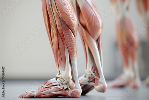 Human Muscular System Leg Muscles Tensor Fasciae Latae Muscles Anatomy photo