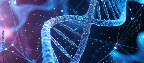 Fototapeta Naklejka Na Ścianę i Meble -  3d render of dna structure