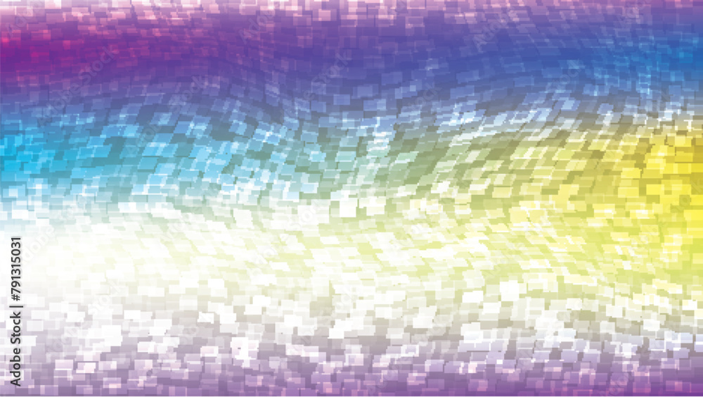 colorful gradient light tile dynamic vector  background 