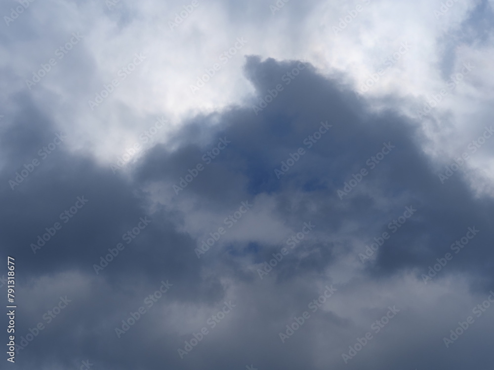blue sky completely covered with clouds blue sky completely covered with clouds