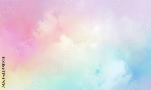 Abstract colorful watercolor for background. Digital art painting. Illustration.
