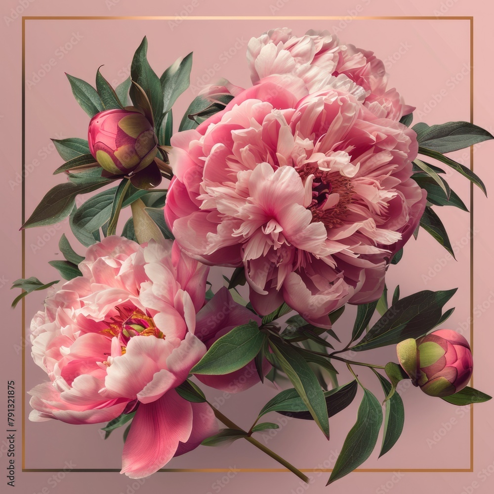 The group of the varies of the flower that has been put on the empty space of background or the blank wallpaper and a group of colourful flower form and arrange varies of the different shape. AIGX03.