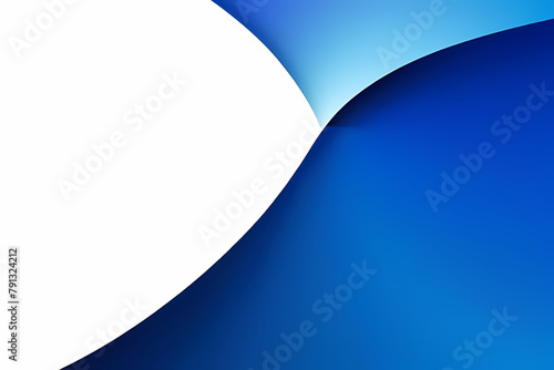 Abstract blue background with wavy lines. Vector illustration.