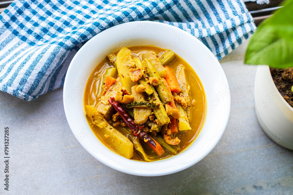 selective focus of famous Bengali recipe selective focus of famous Bengali recipe