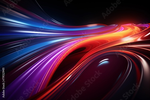 Abstract background neon lights 