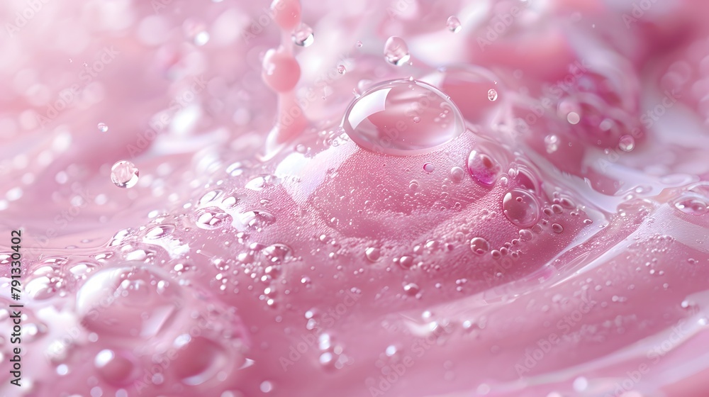 pink slushy close up view with copy space pink slushy close up view with copy space