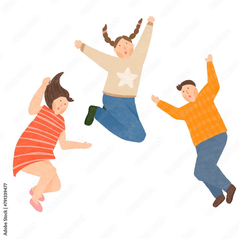 © onneul - 점프하는 아이들 © onneul - 점프하는 아이들