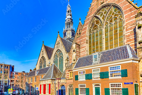 Canvas Print Fabulous, magnificent Amsterdam in early spring.
