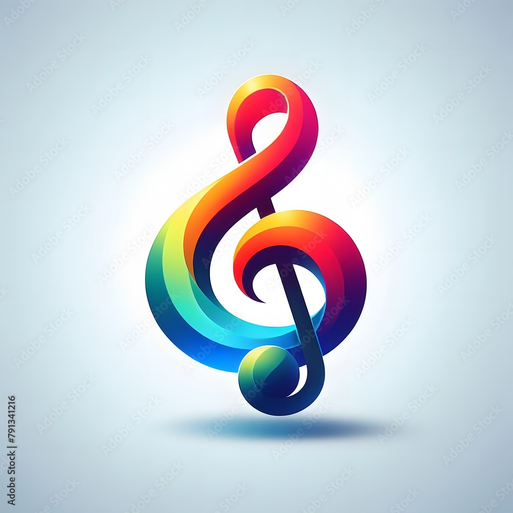 Fototapeta premium Music Creation App Icon design