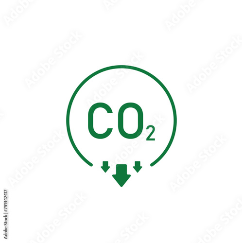 reducing CO2 emissions to stop climate change. green energy background 