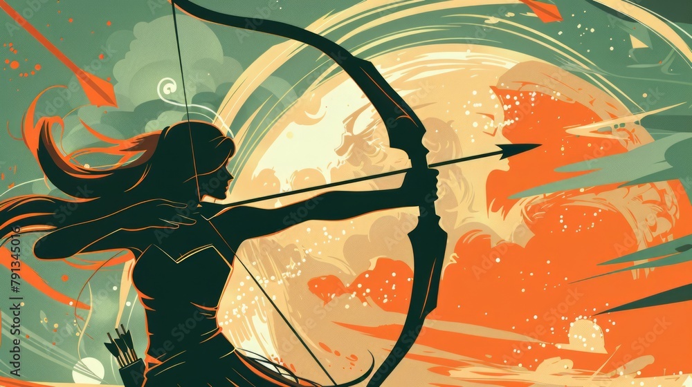 Artemis in Greek religion is the goddess of wild animals, the hunt