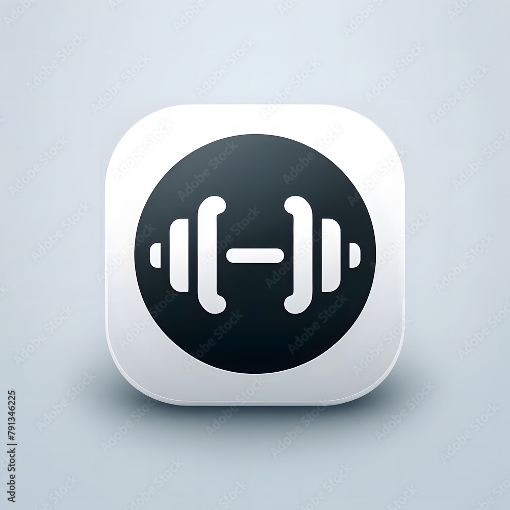 Fitness and Health App Icon Design Fitness and Health App Icon Design