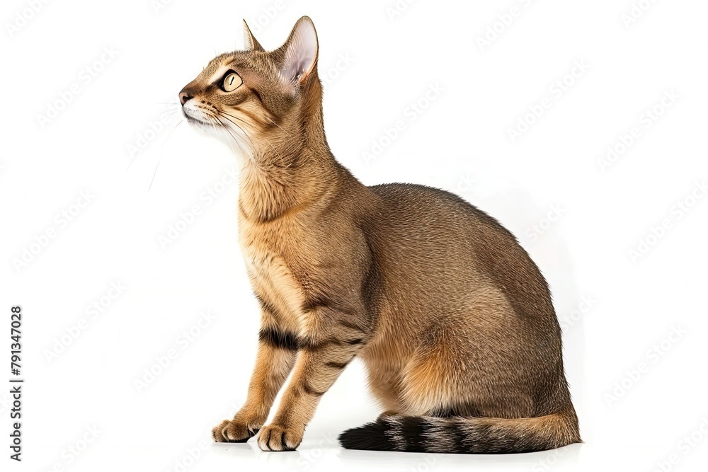 Abyssinian isolated on white