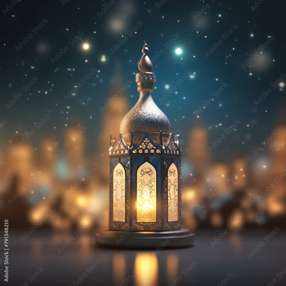 Eid mubarak and ramadan kareem greetings with islamic lantern and mosque. Eid al fitr background Eid mubarak and ramadan kareem greetings with islamic lantern and mosque. Eid al fitr background