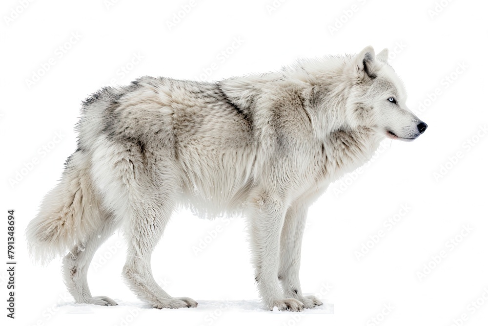 Alusky isolated on white Alusky isolated on white