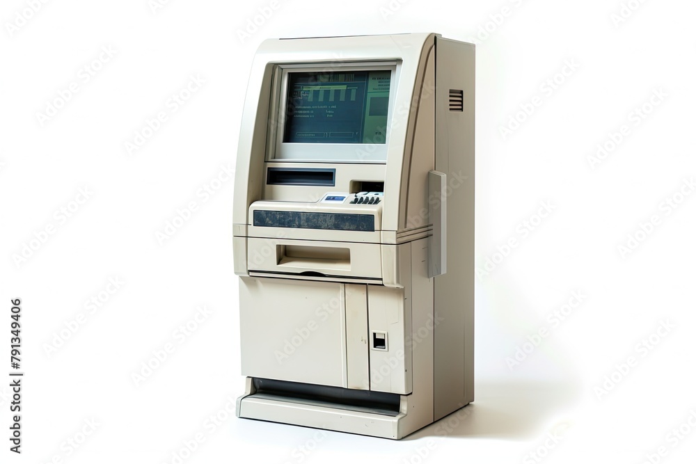 Atm isolated on white Atm isolated on white