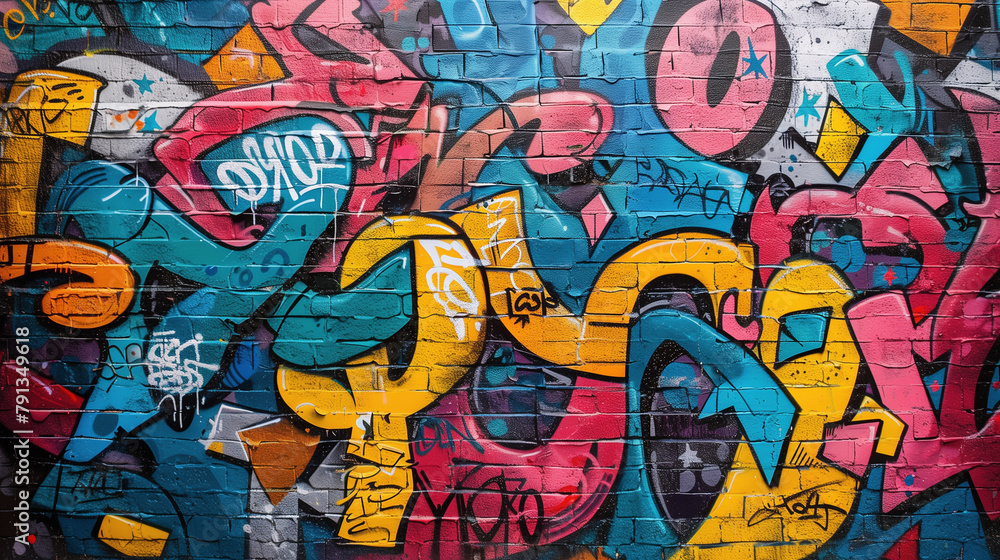 graffiti on the wall graffiti on the wall