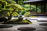 Zen Garden Harmony: If you have a zen garden, capture the tranquility it exudes.