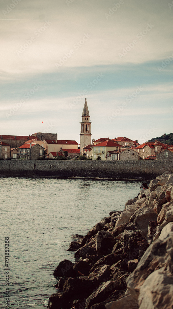 Fototapeta premium city old town Budva