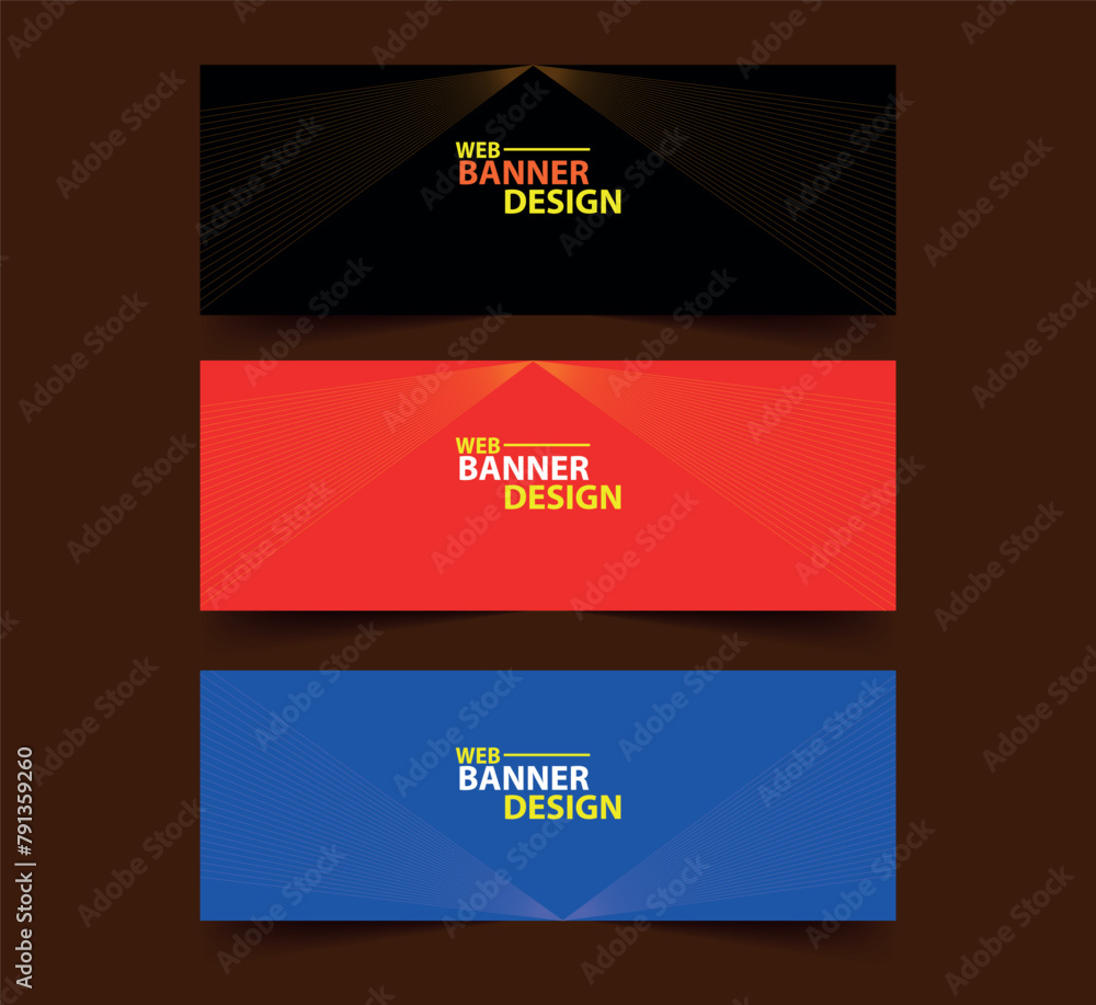 Fototapeta premium Vector abstract graphic design Banner Pattern background template.