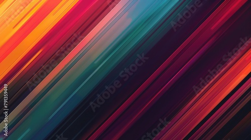 Background with color lines. Different shades and thickness ,Abstract rainbow colorful diagonal stripes pattern background with blur and vintage effect, mulberry and medium aqua marine colors 