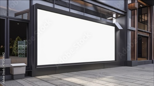 Large outdoor billboard with free space.