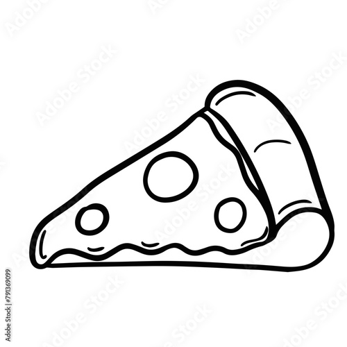 Coloring Pizza Slice