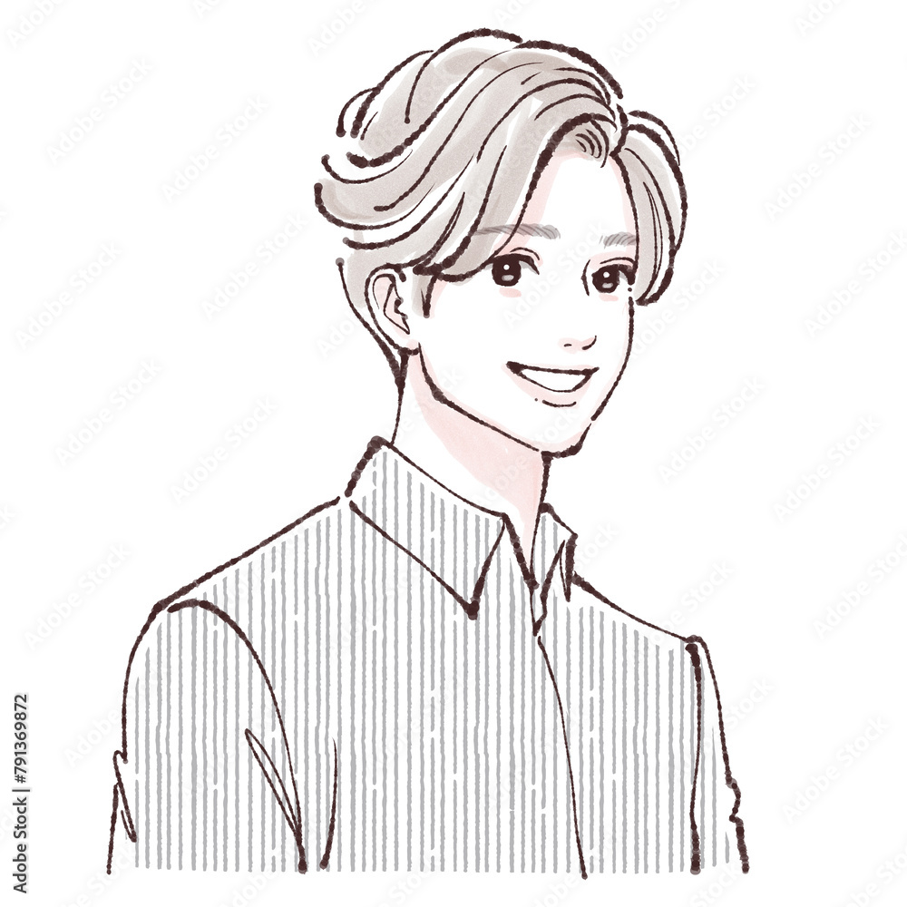 男性・男の子のイラスト素材 男性・男の子のイラスト素材