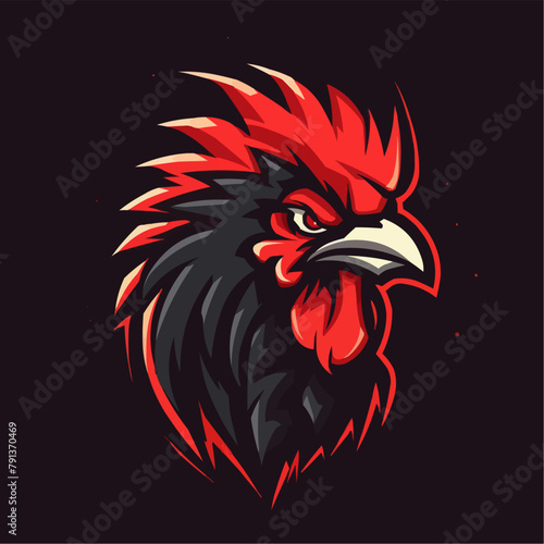 chicken logo design template
