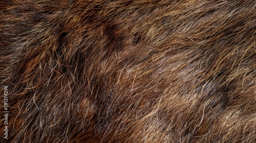 Background consisting of deer hair