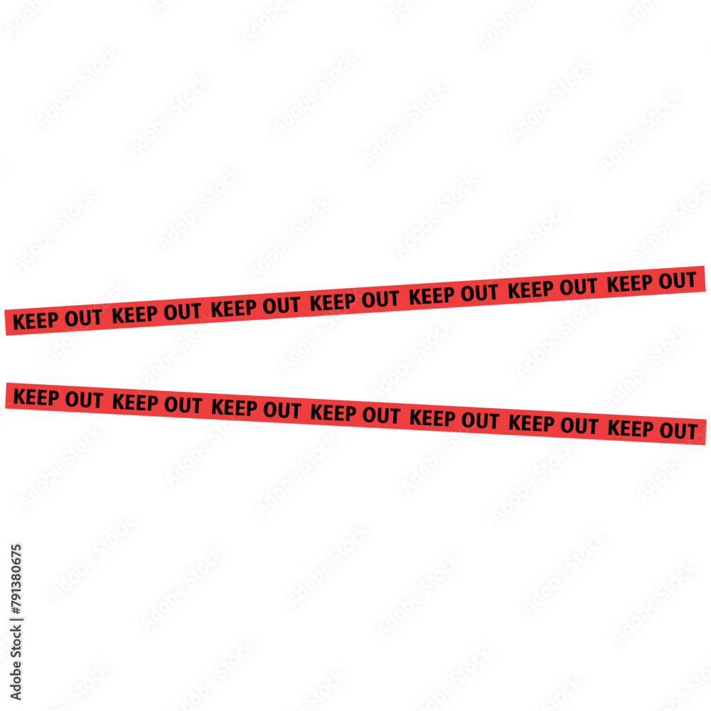 Keep Out Red Line Keep Out Red Line