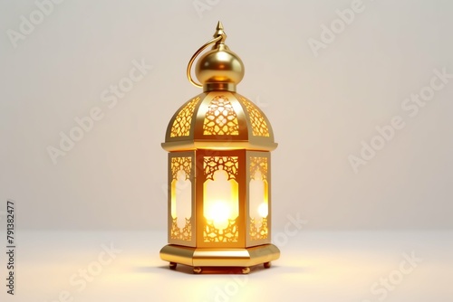 Eid mubarak and ramadan kareem greetings with islamic lantern and mosque. Eid al fitr background