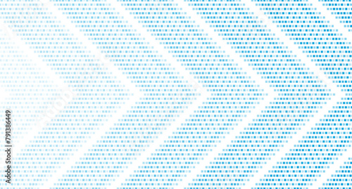 Abstract blue dotted arrows geometric tech background. Vector design