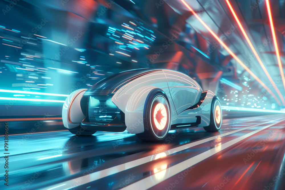 illustrating innovative technologies and the future, such as artificial intelligence in education and medicine, smart home gadgets, electric cars and autonomous vehicles. illustrating innovative technologies and the future, such as artificial intelligence in education and medicine, smart home gadgets, electric cars and autonomous vehicles.
